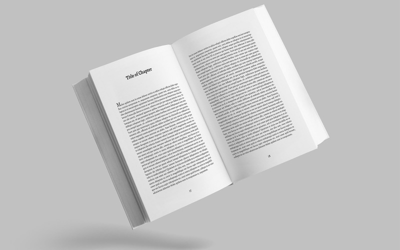 Maquetas de libros con contenido editable