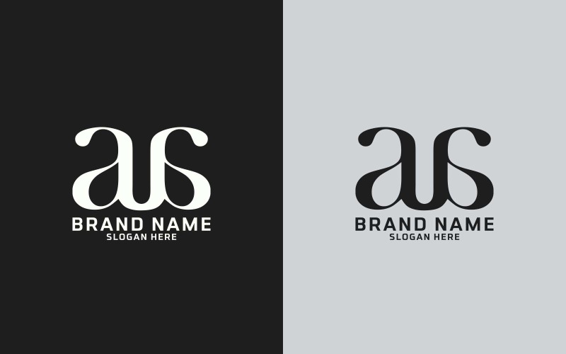 Kreativní návrh loga se dvěma písmeny AA - identita značky