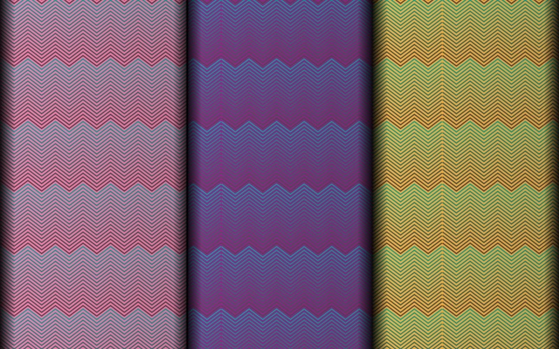 Conjunto de design de padrão geométrico sem costura