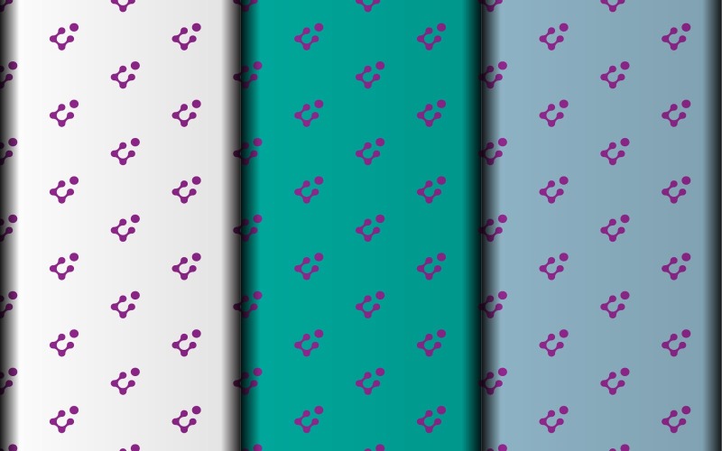 Ensemble de modèle de conception de motif vectoriel géométrique sans couture