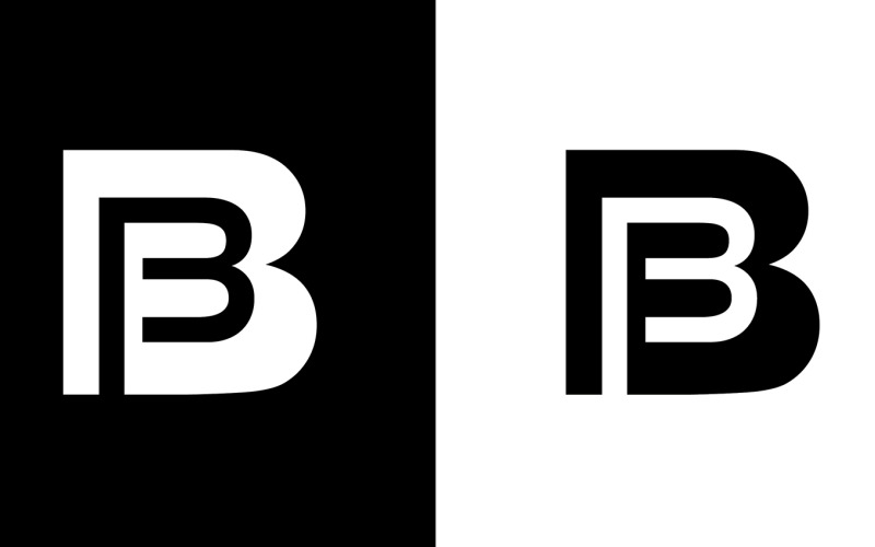 Initial Letter bb, b abstract company or brand Logo Design