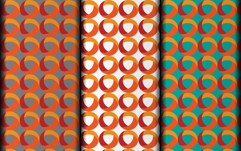 Plantilla de diseño de patrones sin fisuras de vector simple eps