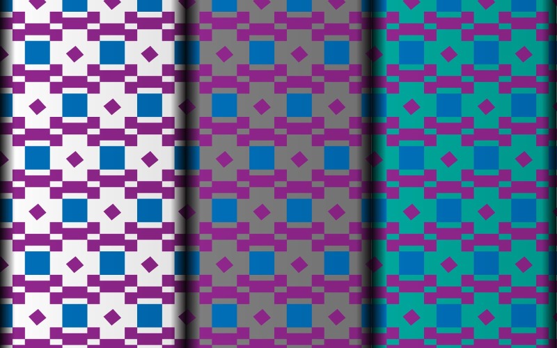 Geometric seamless style vector pattern design template