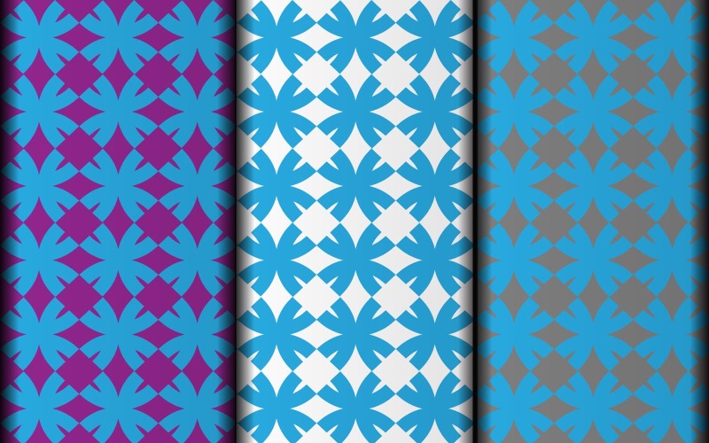 Modèle de conception de motif géométrique vectoriel continu