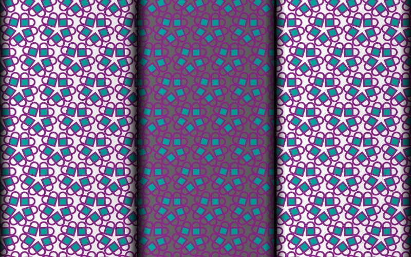 Nahtlose geometrische Vektormustervorlage