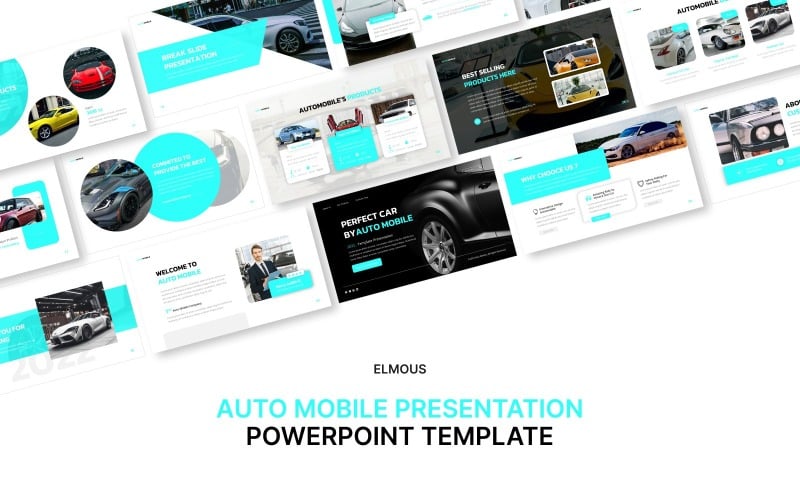 Шаблон презентації Auto Mobile Google Slide