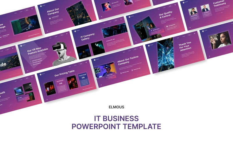 Šablona prezentace v aplikaci Powerpoint
