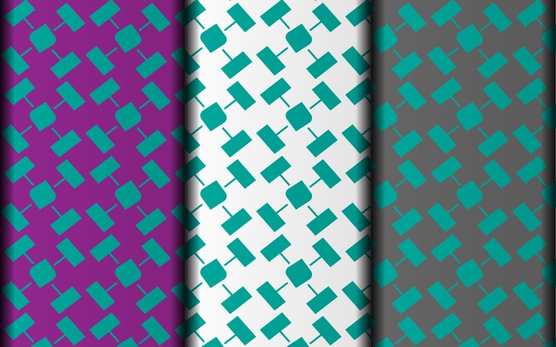 Seamless geometric vector eps pattern design template