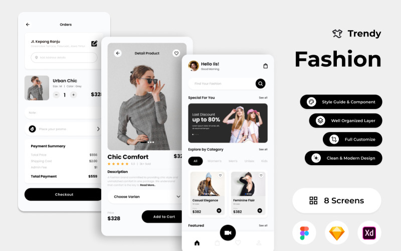 Trendig - Modebutik mobilapp