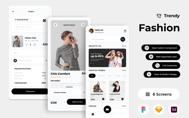 Trendy - Fashion Store Mobile App