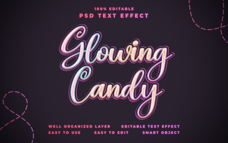 Izzó cukorka szöveghatás
