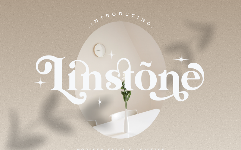 Linstone _ Moderna Serif-teckensnitt