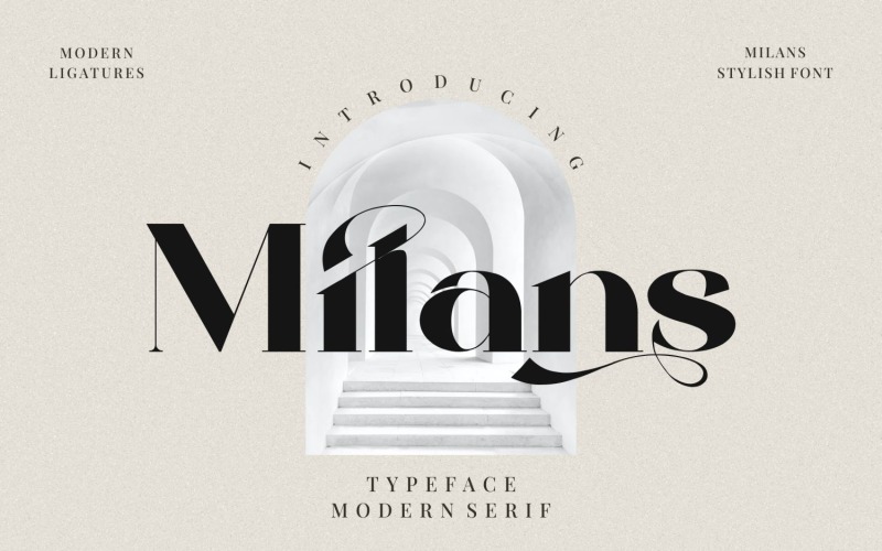 Milans_Typeface Moderno Serif