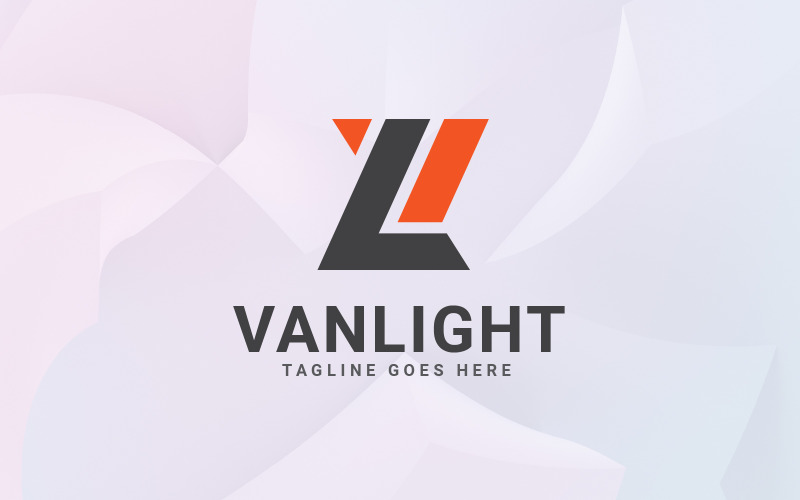 Création de logo minimaliste moderne lettre VL