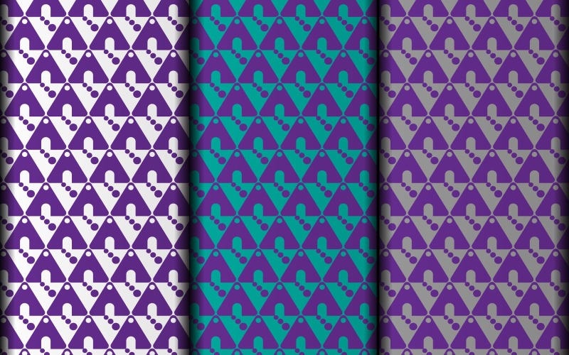 Design semplice del motivo geometrico vettoriale