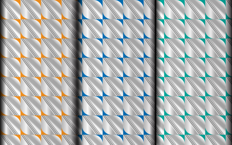 Ensemble vectoriel de modèle de conception de motif de triangle géométrique