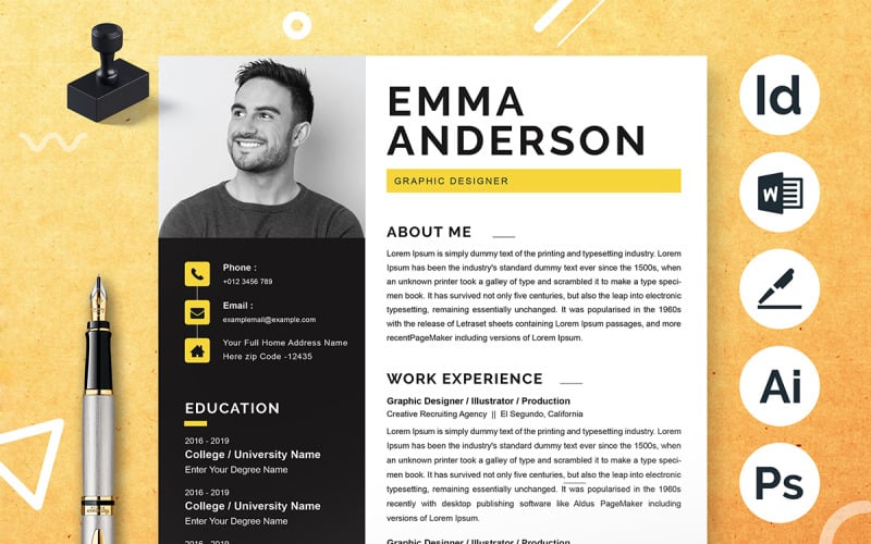 Esempi di curriculum vitae modello di curriculum Download immediato