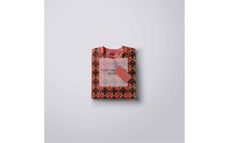 Gefaltetes Sweatshirt-Modell - Gefaltetes Sweatshirt-Modell