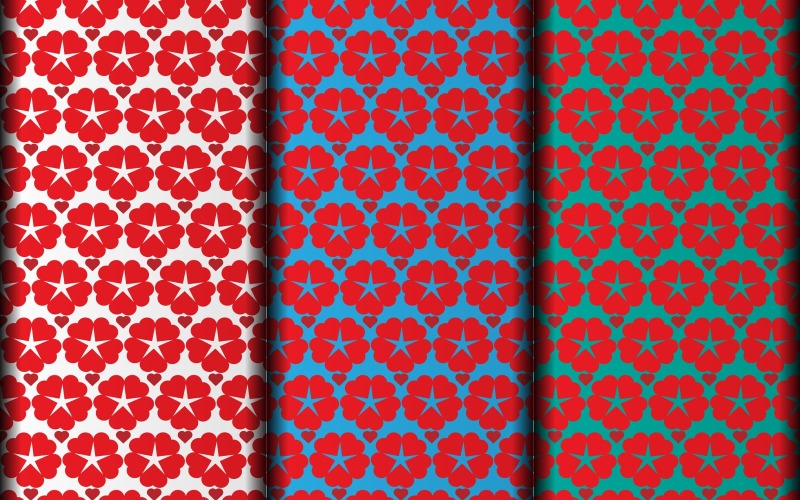 Modèle de conception de motif géométrique vectoriel simple