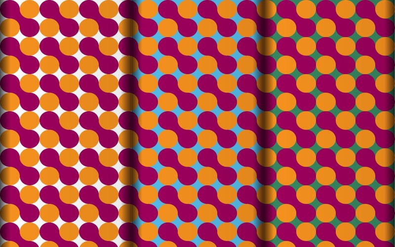 Abstrakta sömlösa geometriska mönster konstverk mall