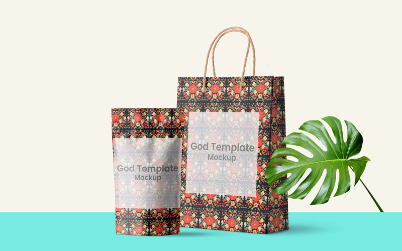 Mockup di scena di branding essenziale