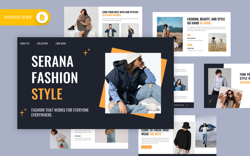 Serana – Mode-Google-Folienvorlage