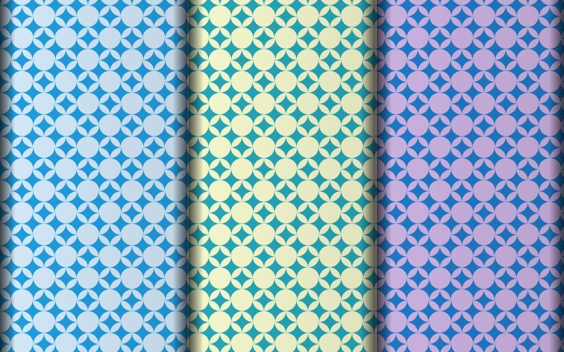 Wektor kwiat styl geometryczny wzór bez szwu