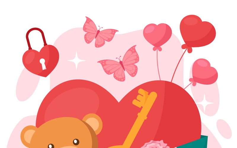 13 Illustrazione di buon San Valentino