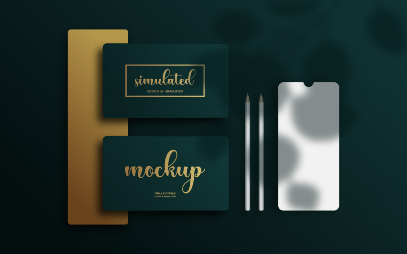 Mockup di presentazione dell'identità aziendale