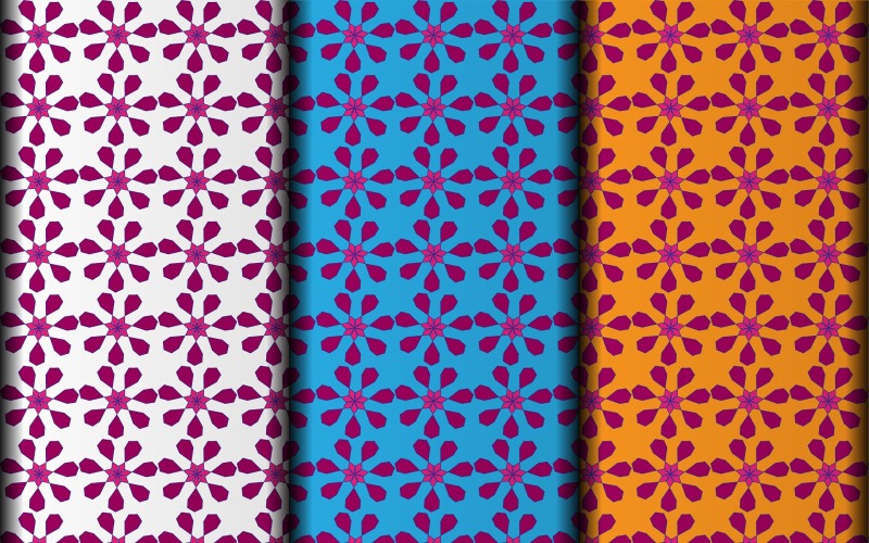 Modèle de conception de motif eps vectoriel géométrique