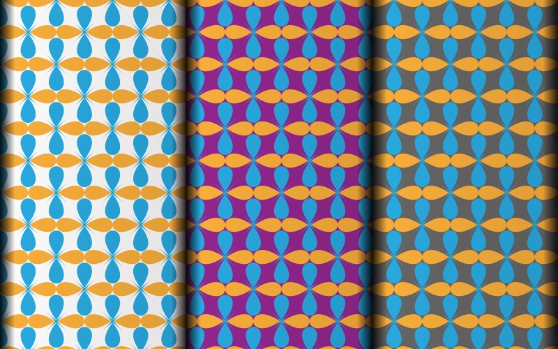 Conception de motif vectoriel floral géométrique