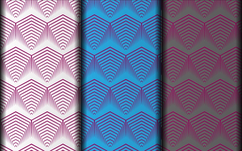 Desenho de padr?o floral sem costura geom?trico vetorial