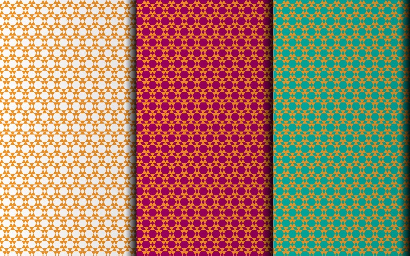 Design de padrão eps vetorial geométrico sem costura floral