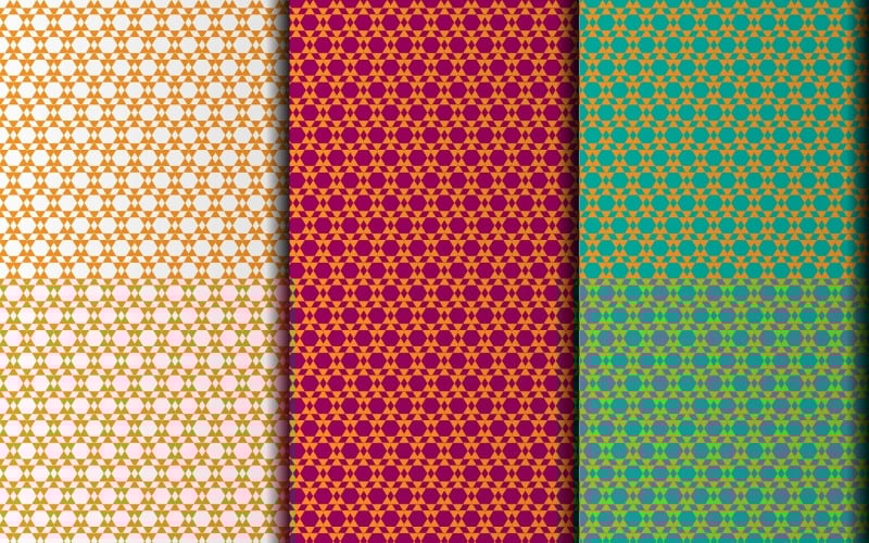 Disegno floreale senza cuciture geometrico vettoriale eps