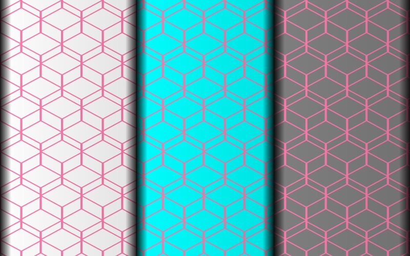 Modèle de conception de motif vectoriel de style fleur géométrique