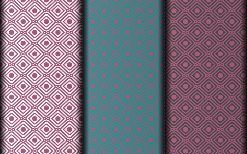 Seamless geometric vector eps floral pattern design
