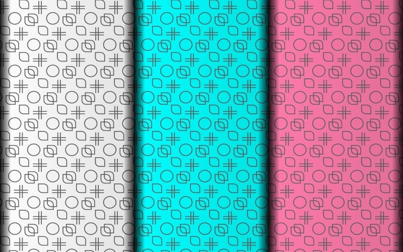 Seamless minimalist vector repeating pattern design