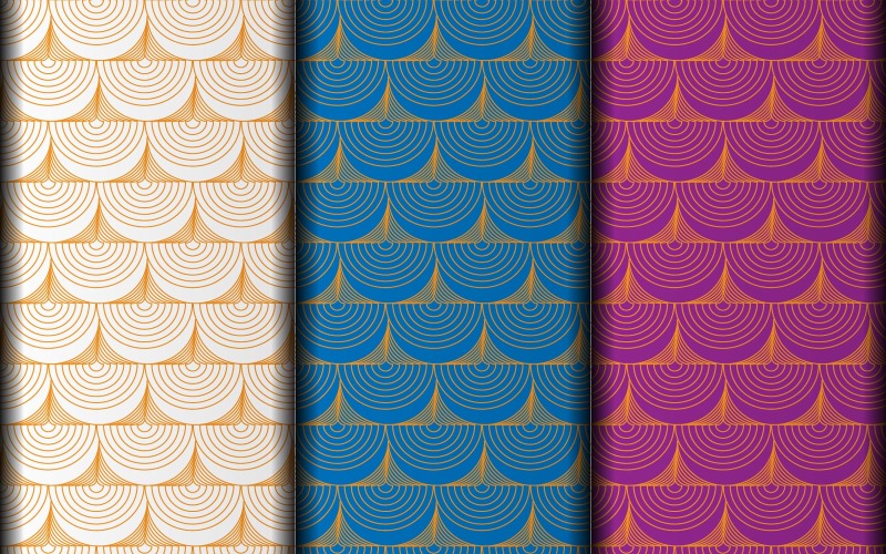 Sjabloon voor abstract geometrische naadloze EPS-patroonillustraties