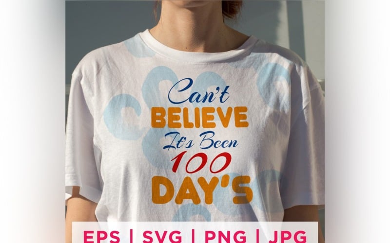 Kan inte tro att det har varit 100 dagars citat klistermärken