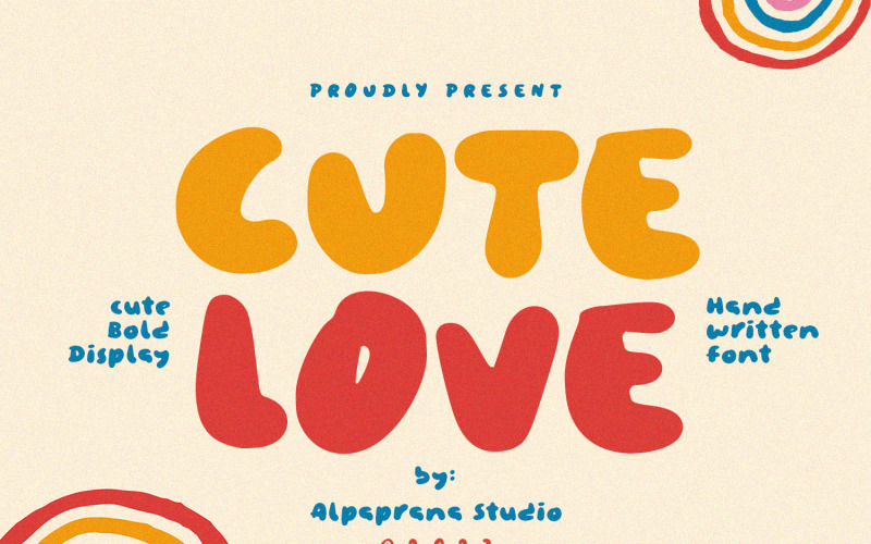 Cute Love - романтичний дисплейний шрифт