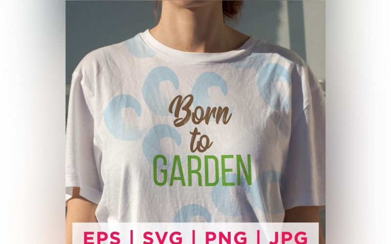 Disegni di adesivi per giardinaggio Born To Garden