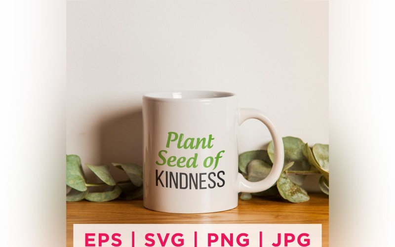 Plant Seed Of Kindness Kertészeti matrica minták