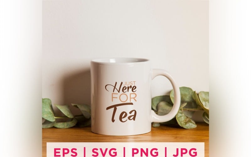 Itt Tea Tea Lover Idézet matricák Design