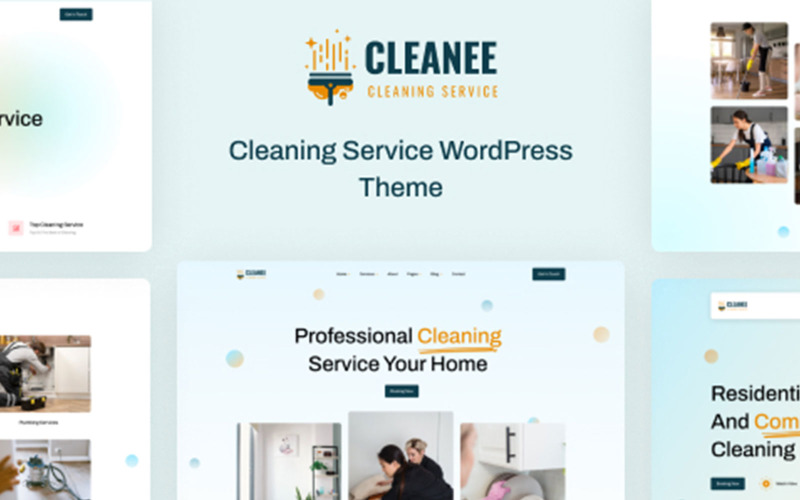Cleaner — тема WordPress для службы уборки