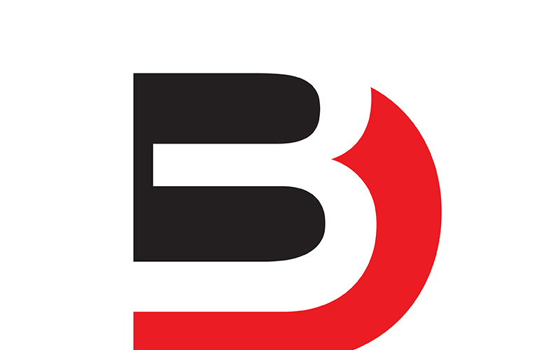 Lettera db, bd società astratta o logo del marchio Design