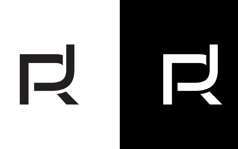 Mektup rj, jr soyut şirket veya marka Logo Tasarımı