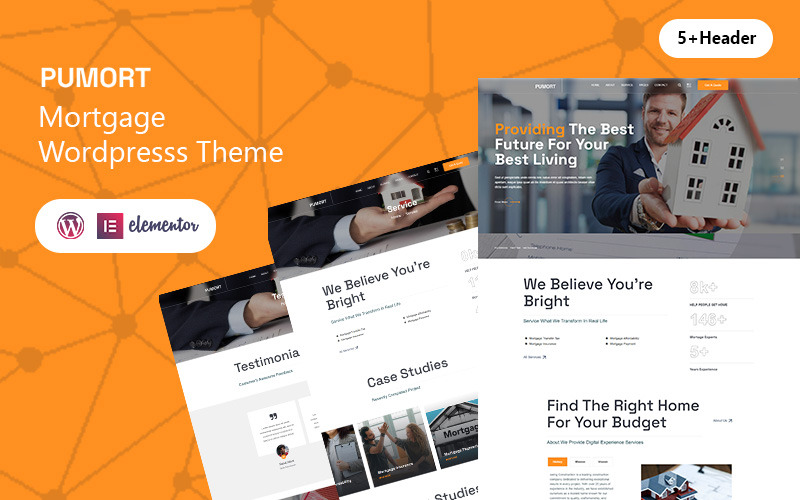 Pumort - Hypotheek Wordpress Thema