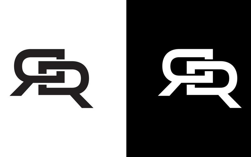 Rr, r Letter abstract company or brand Logo Design