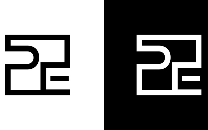 Letter pe, ep abstract company or brand Logo Design