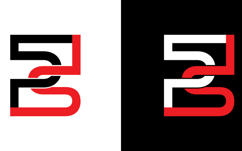 Letter ps, sp abstract bedrijf of merk Logo Design